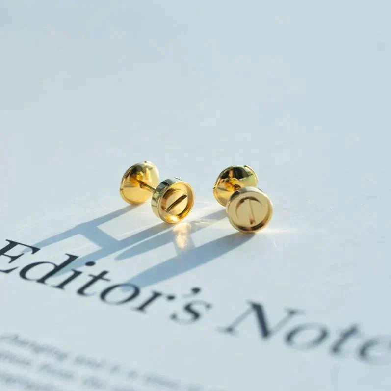 [ORA]LOVE EARRINGS GOLD 10MM