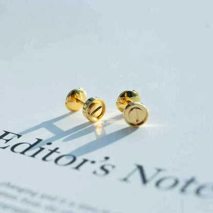 [ORA]LOVE EARRINGS GOLD 10MM