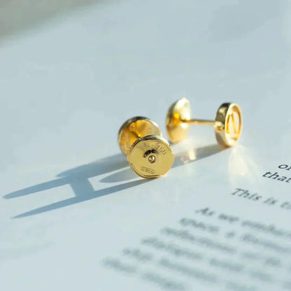 [ORA]LOVE EARRINGS GOLD 10MM