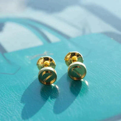 [ORA]LOVE EARRINGS GOLD 10MM