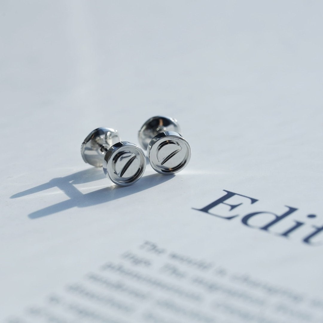 [ORA]LOVE EARRINGS SILVER 10MM
