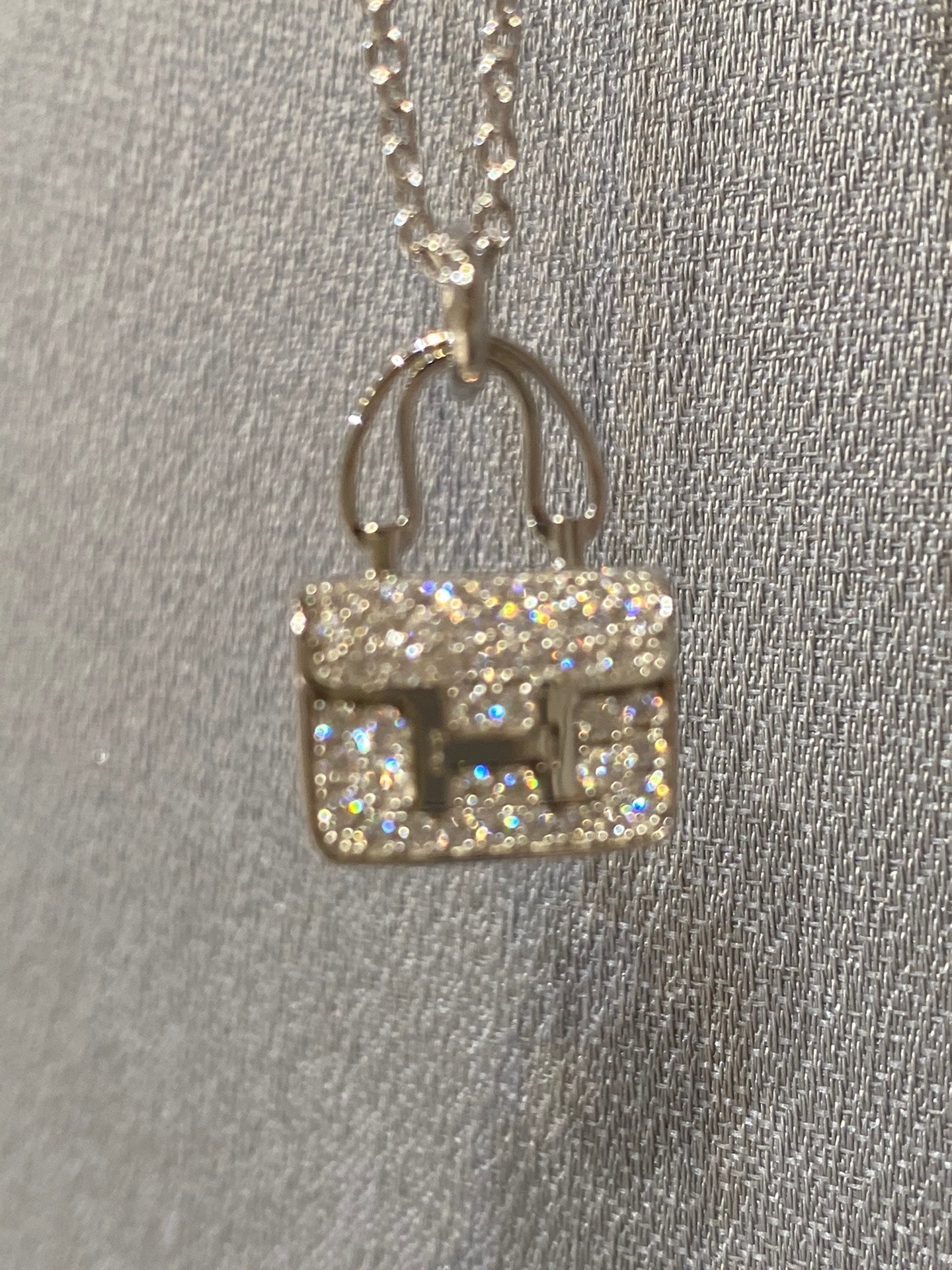 [ORA]CONSTANCE PEDANT DIAMOND NECKLACE