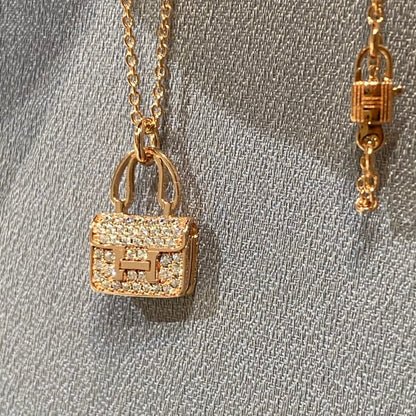 [ORA]CONSTANCE PEDANT DIAMOND NECKLACE