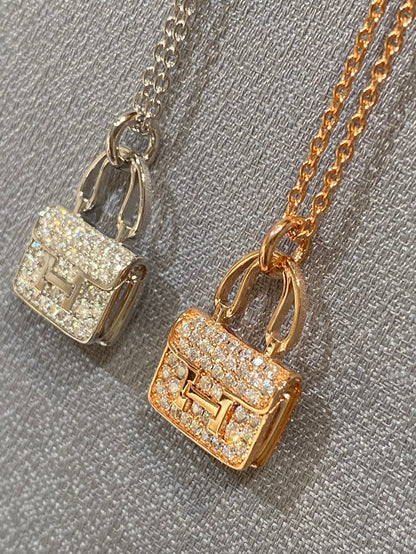 [ORA]CONSTANCE PEDANT DIAMOND NECKLACE