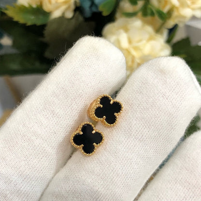 [ORA]CLOVER MINI GOLD EARRINGS
