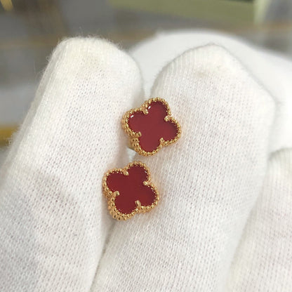 [ORA]CLOVER MINI GOLD EARRINGS