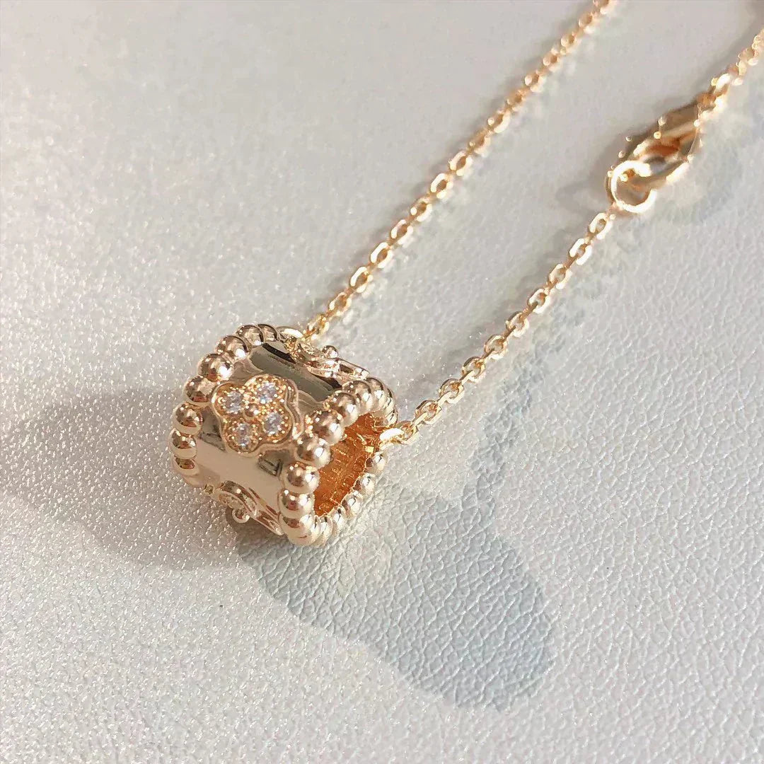 [ORA]PERLEE PEDANT NECKLACE GOLD / ROSE GOLD