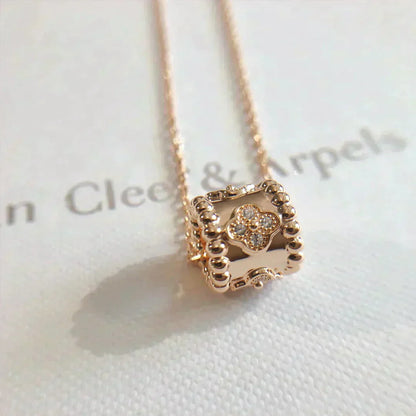 [ORA]PERLEE PEDANT NECKLACE GOLD / ROSE GOLD