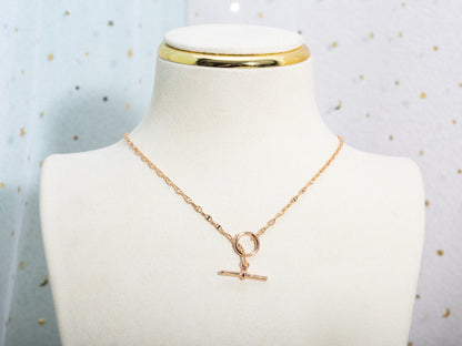 [ORA]ECHAPPEE NECKLACE PINK GOLD