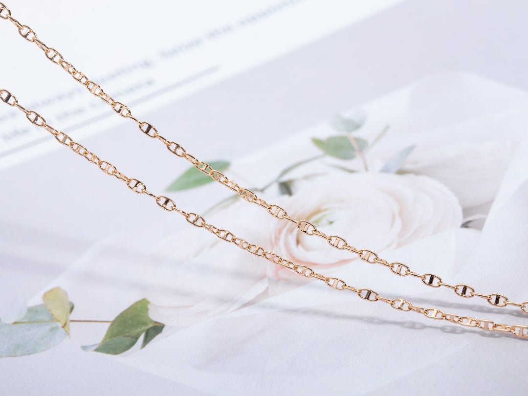 [ORA]ECHAPPEE NECKLACE PINK GOLD