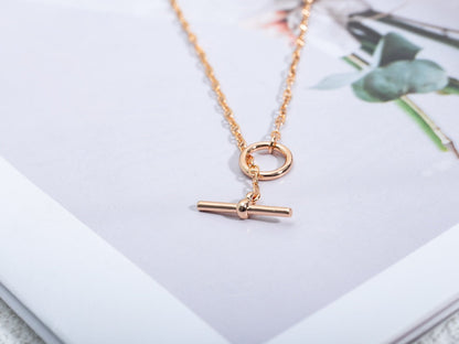 [ORA]ECHAPPEE NECKLACE PINK GOLD