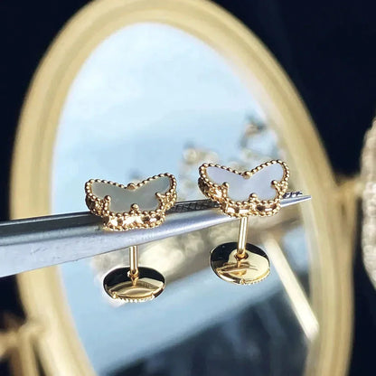 [ORA]SWEET BUTTERFLY MOP EARSTUDS