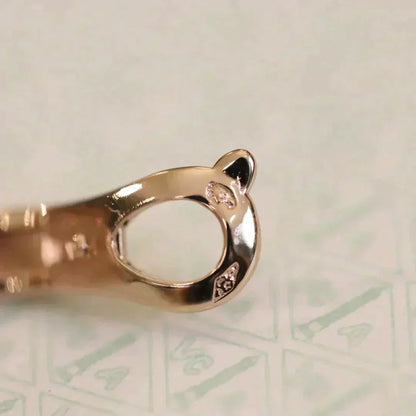 [ORA]CLOVER MEDIUM 1 MOTIFS FUll DIAMOND EARRINGS