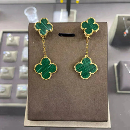 [ORA]CLOVER 2 MOTIFS  EARRINGS (MULTIPLE CHOICESC