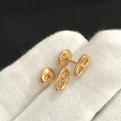 [ORA]CHAINE SMALL EARRINGS GOLD AND SILVER