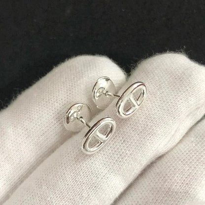 [ORA]CHAINE SMALL EARRINGS GOLD AND SILVER