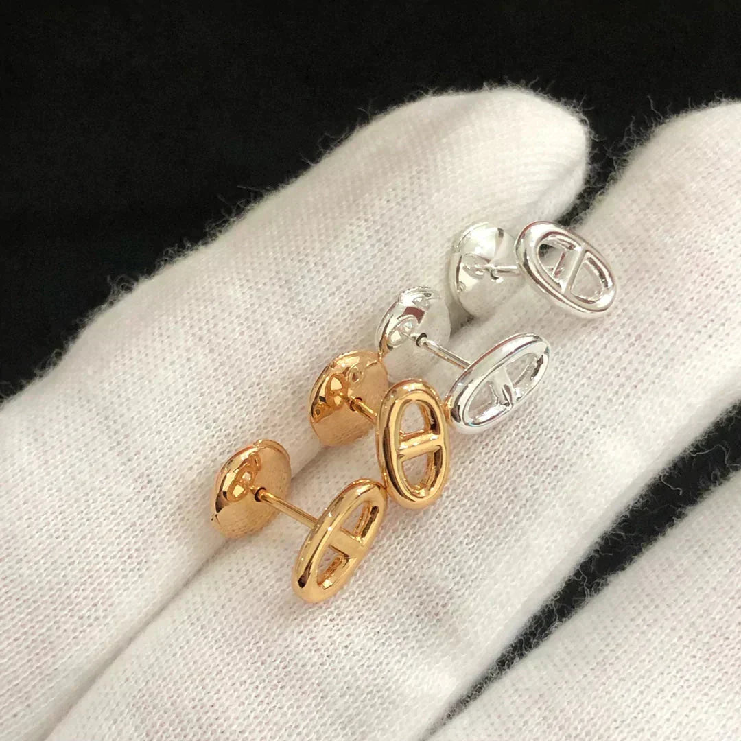 {
  "[ORA]": "【ORA】",
  "CHAINE SMALL EARRINGS GOLD AND SILVER": "シェーヌ スモール ピアス ゴールド＆シルバー"
}
