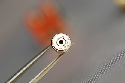 [ORA]MINI POP H EARRINGS ORANGE