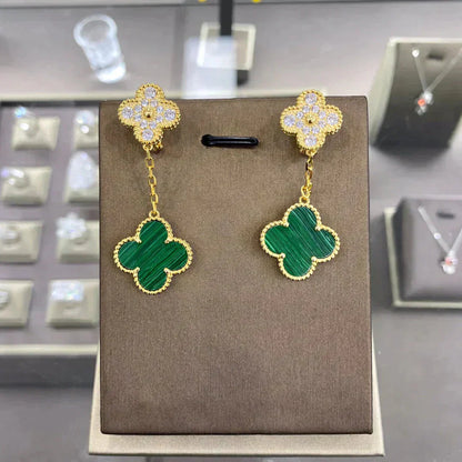 [ORA]CLOVER  2 MOTIFS  DIAMOND  EARRINGS (MULTIPLE CHOICESç´