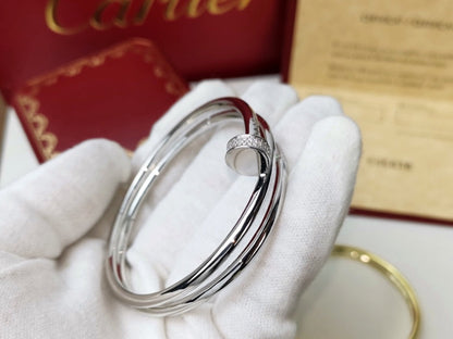 [ORA]JUSTE BRACELET 3.5MM DOUBLE ROW DIAMOND