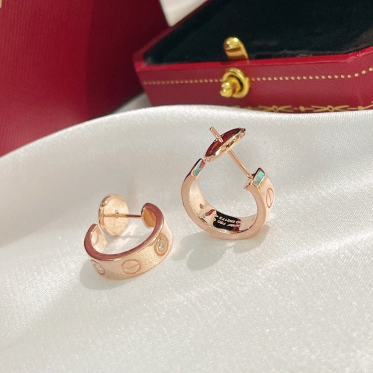 [ORA]LOVE EARRINGS 5.7MM 2 DIAMONDS