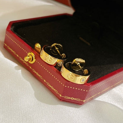 [ORA]LOVE EARRINGS 5.7MM 2 DIAMONDS