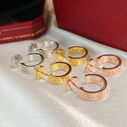 [ORA]LOVE EARRINGS 5.7MM 2 DIAMONDS