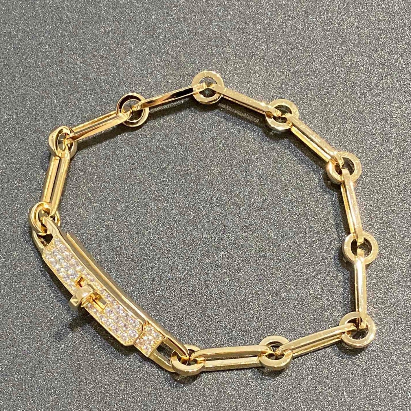[ORA]CHAINE BRACELET SMALL MODEL DIAMOND