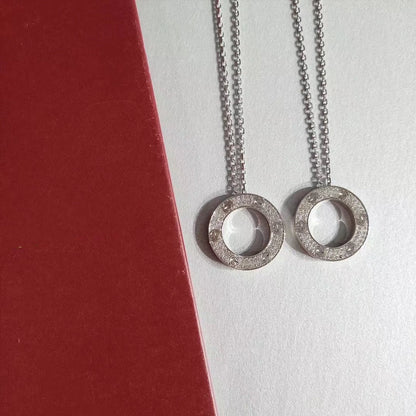 [ORA]LOVE NECKLACE ADJUSTABLE SILVER