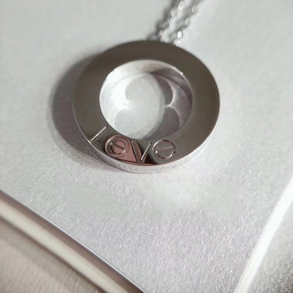 [ORA]LOVE NECKLACE ADJUSTABLE SILVER