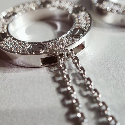 [ORA]LOVE NECKLACE ADJUSTABLE SILVER