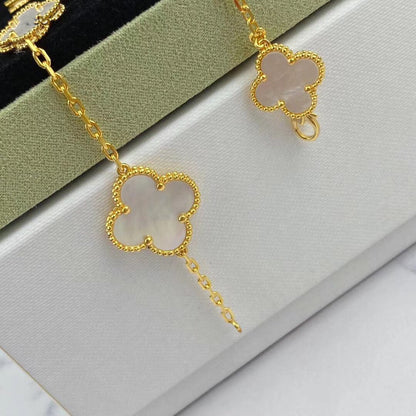 [ORA]MAGIC CLOVER MOP GOLD BRACELET 5 MOTIFS