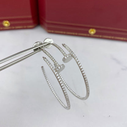 [ORA]JUSTE EARRINGS FULL DIAMONDS 1.8MM