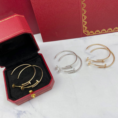 [ORA]JUSTE EARRINGS FULL DIAMONDS 1.8MM
