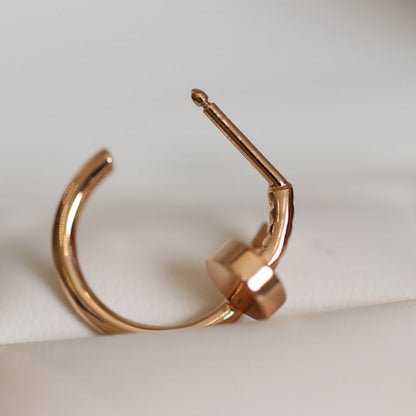 [ORA]JUSTE EARRINGS PINK GOLD