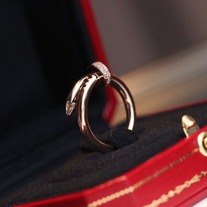 [ORA]JUSTE RING 2.65MM PINK GOLD DIAMOND