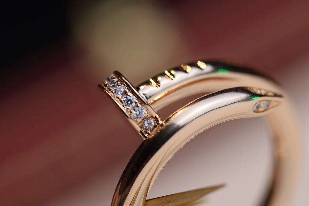 [ORA]JUSTE RING 2.65MM PINK GOLD DIAMOND