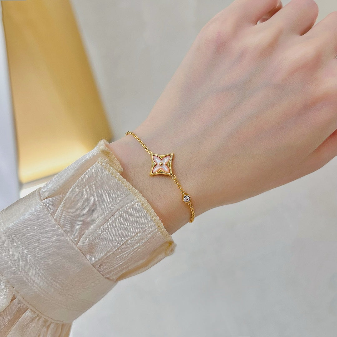 [ORA]STAR 1 DIAMOND PINK GOLD BRACELET