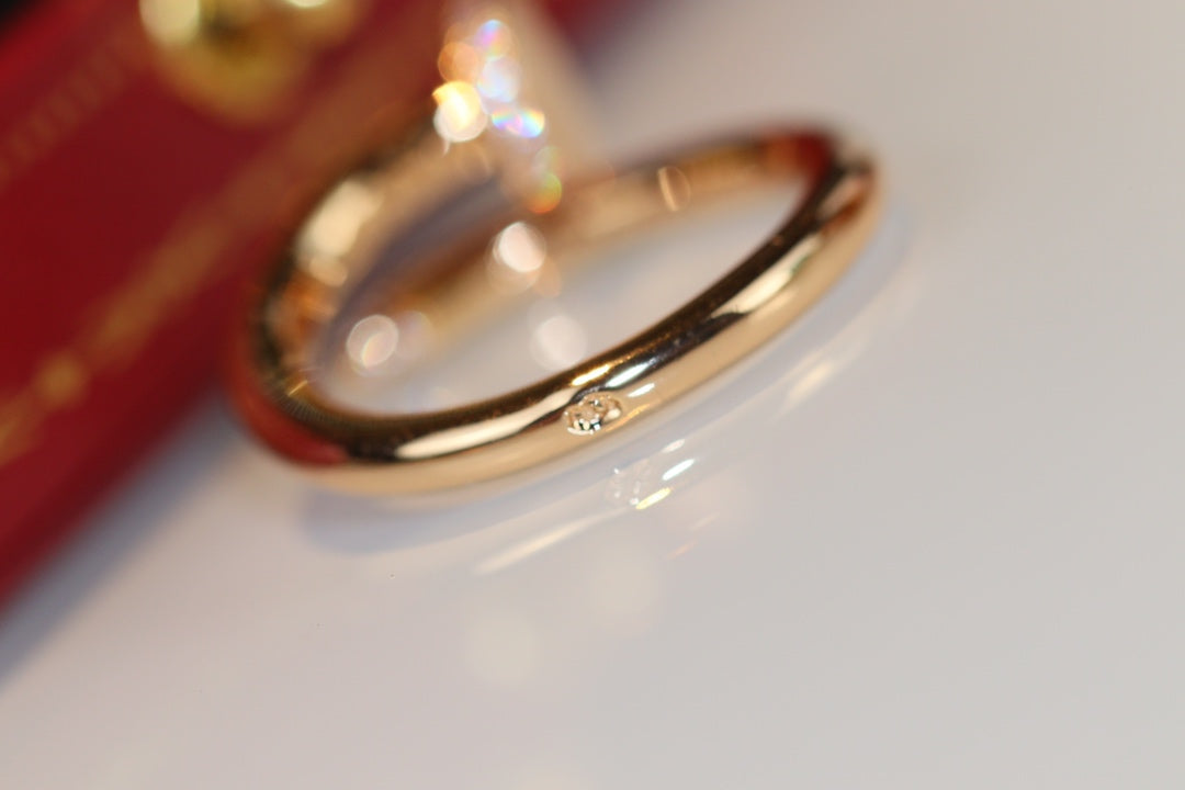 [ORA]JUSTE RING 2.65MM GOLD DIAMOND