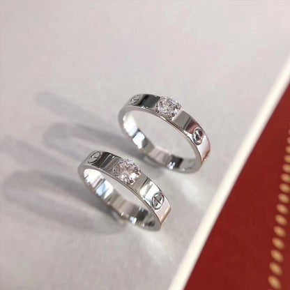 [ORA]LOVE RING 3.6MM 1 BIG DIAMOND