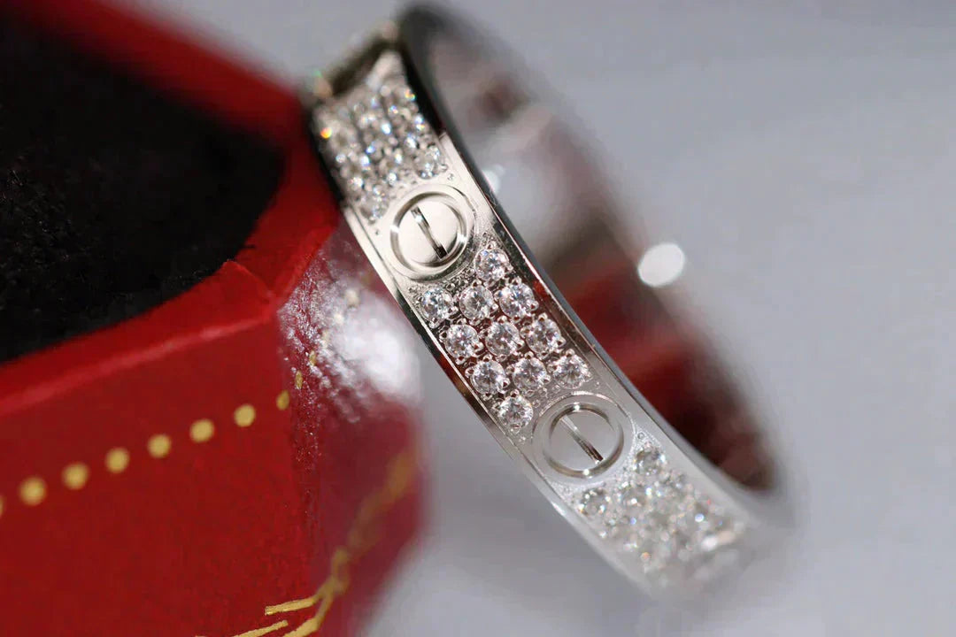 [ORA]LOVE RING 3.6MM DIAMOND PAVED