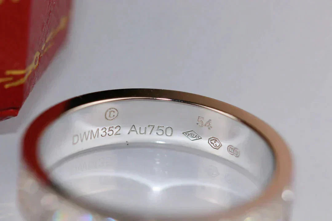 [ORA]LOVE RING 3.6MM DIAMOND PAVED
