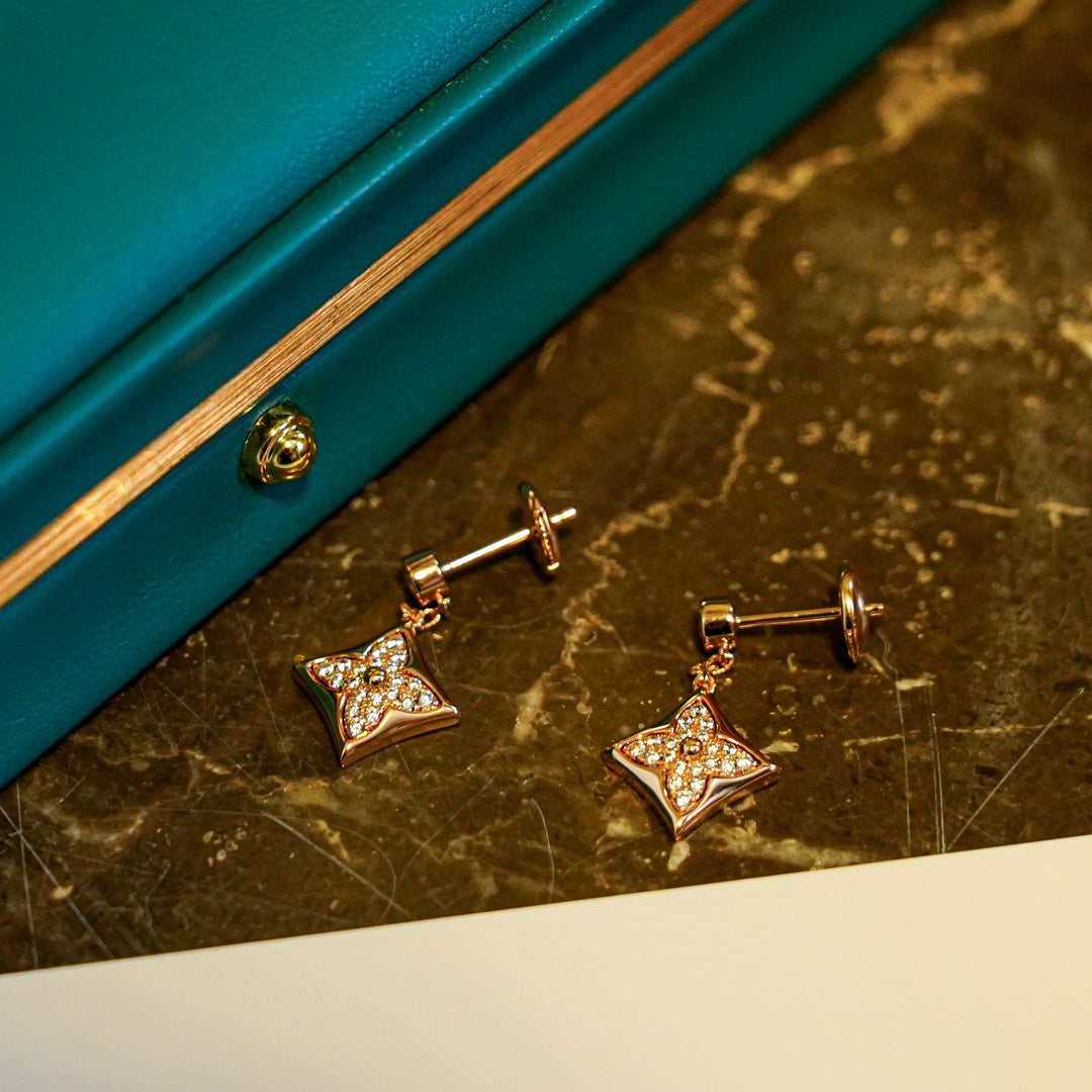 [ORA]STAR DIAMONDS EARRINGS GOLD