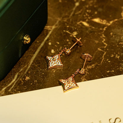 [ORA]STAR DIAMONDS EARRINGS GOLD
