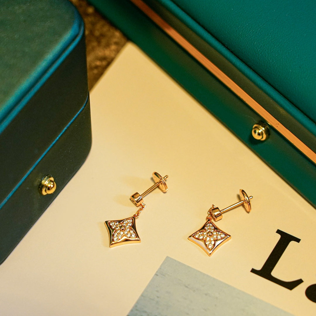 [ORA]STAR DIAMONDS EARRINGS GOLD