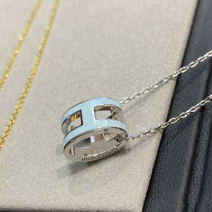 [ORA]POP H LIGHT BLUE NECKLACE