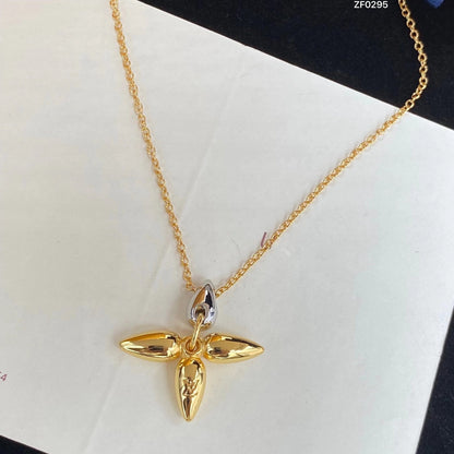 [ORA]LOUISETTE PEDANT GOLD NECKLACE