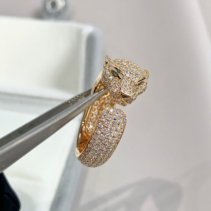 [ORA]PANTHERE ROSÉGOLD DIAMANTENRING