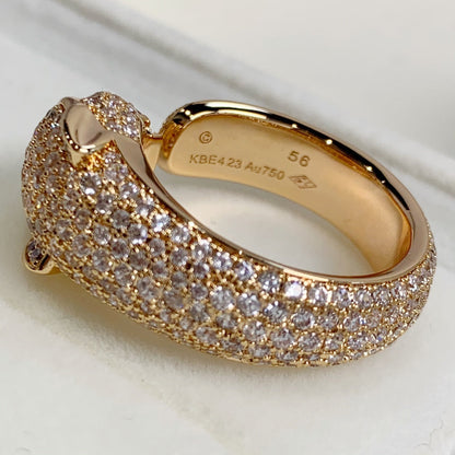 [ORA]PANTHERE ROSÉGOLD DIAMANTENRING
