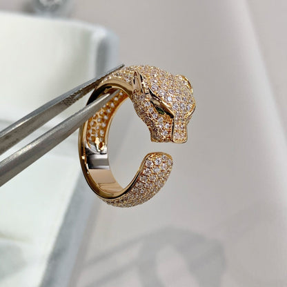 [ORA]PANTHERE ROSÉGOLD DIAMANTENRING